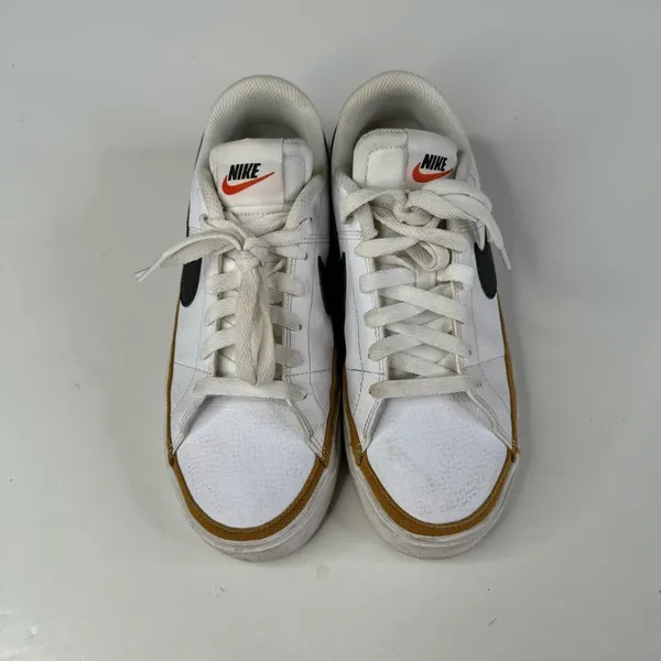 Nike Court Legacy White Desert Ochre Sneakers Size 7.5‎ - Image 2