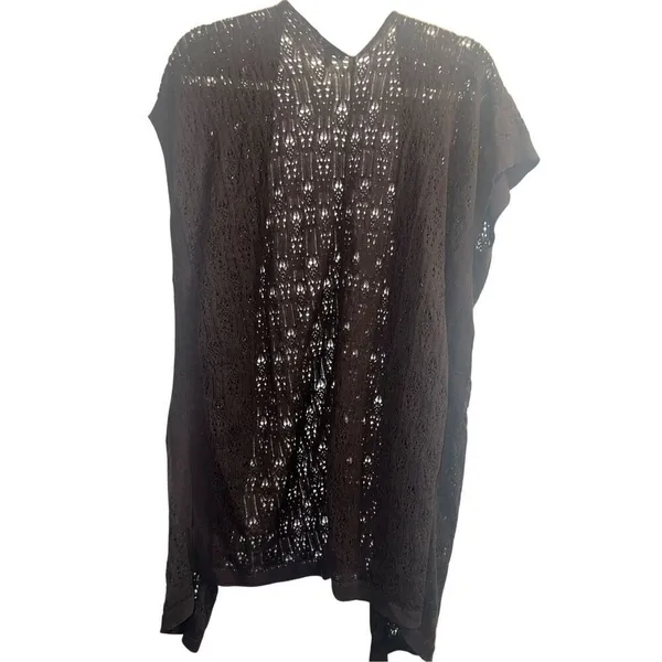 ✨Eileen Fisher Clove Brown Organic Cotton Long Sz Large Cardigan✨ - Image 4