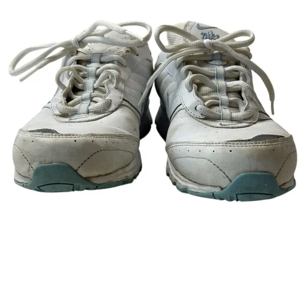 Nike Women's View II‎ Walking Sneakers White/Ice Rolling Rail Blue Size 9 - Image 11