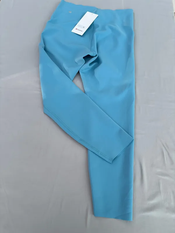 NWT Lululemon Wunder Under Smooth Cover HR Tight Leggings Size 12 Pool LW5FZES - Image 2