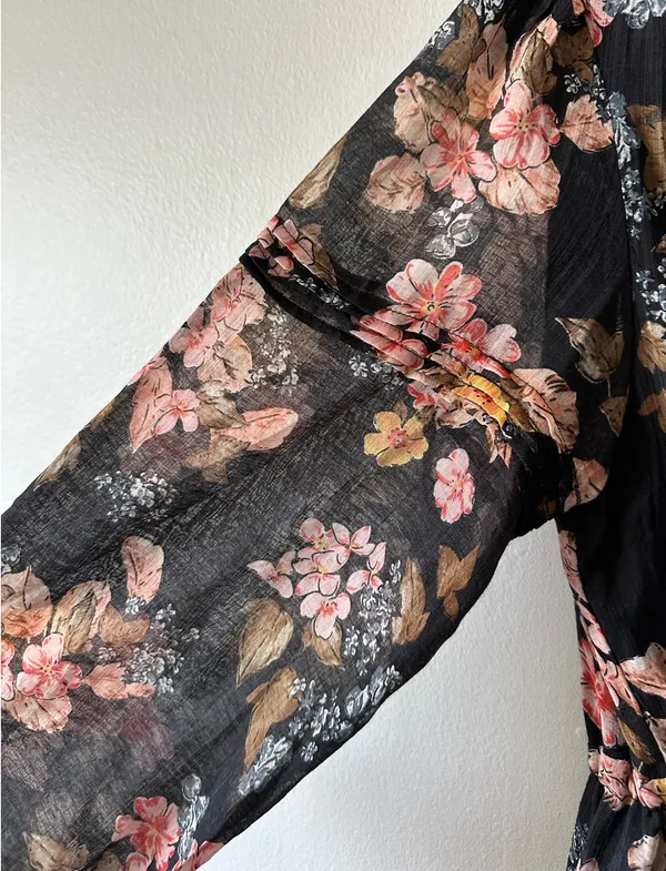 Petal and Pup Maxi Floral Long Sleeve Dress - Image 3