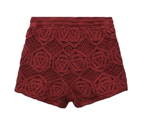 Nwt Zara Bloggers Fav Crochet High Waisted Shorts Small - Image 3
