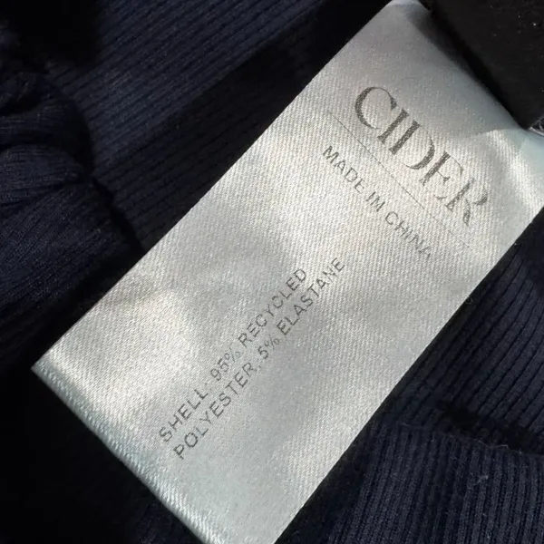 Cider Elastic Waist Wide Leg Blue Pants Women’s Medium - Image 3