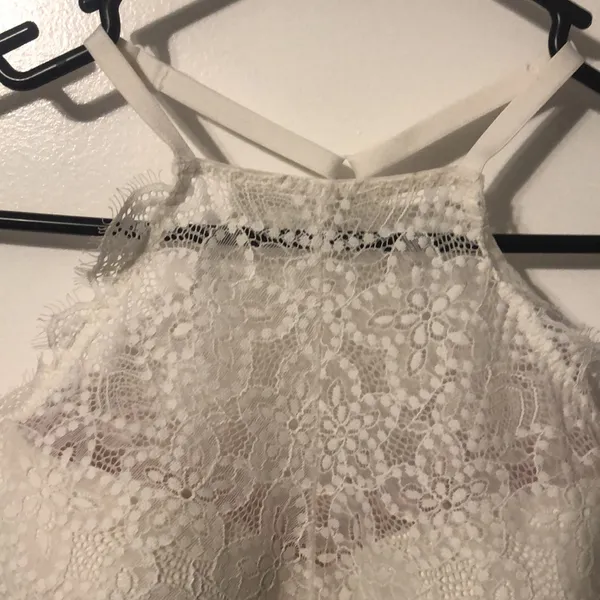 PINK Victoria's Secret Push-Up Pigeonnant Bra White Large - Image 8