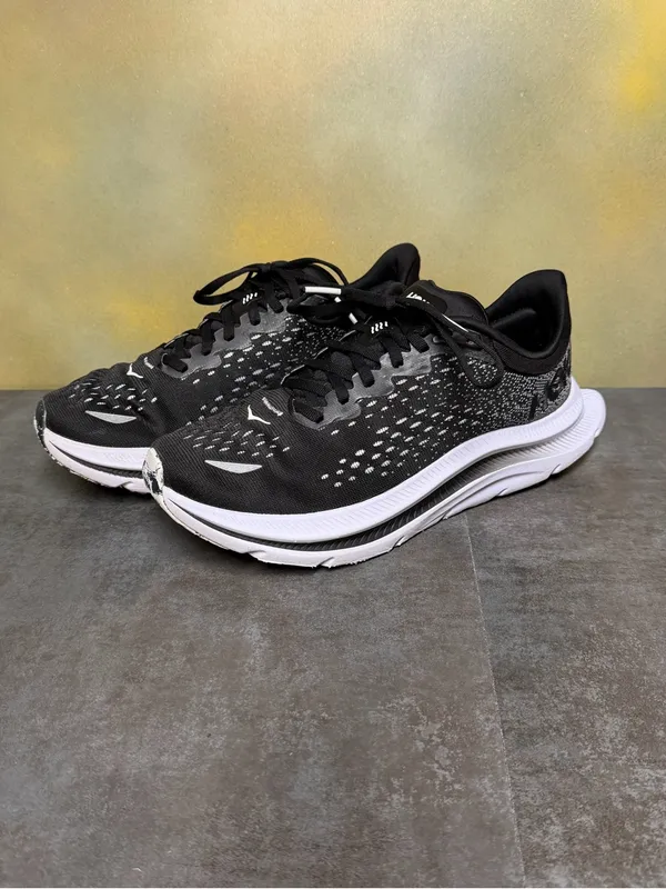 Hoka One One Kawana Women's Black/White Running Shoes Size 8.5B - Image 6
