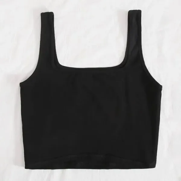 ✨ Sunflower Embroidered Crop Tank Top✨ - Image 3