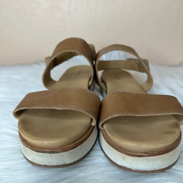 Nisolo Go-To Platform Sandals In Almond Size 9.5 - Image 3