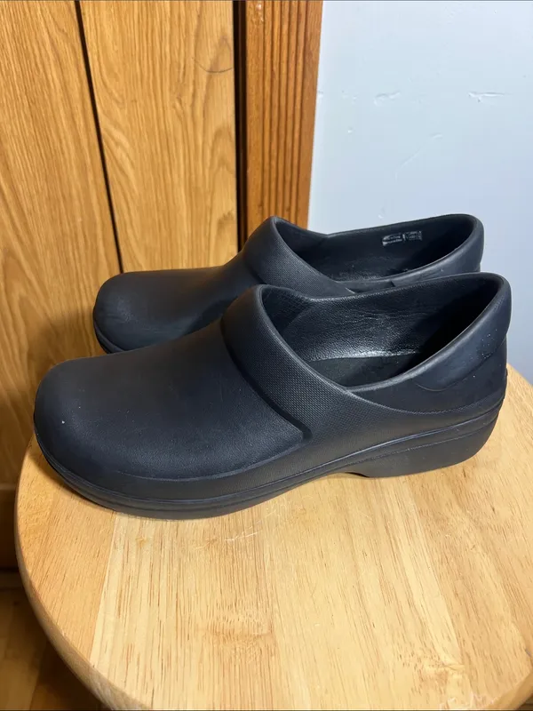 CROCS Black Professional Clog Mules - Image 2