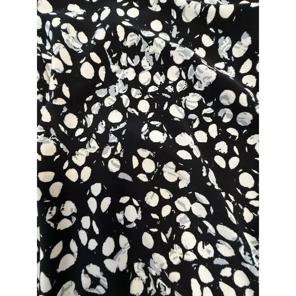 Lauren Ralph Lauren Faux Wrap Dress V-Neck Flutter Sleeve Side Ruching 8 - Image 3