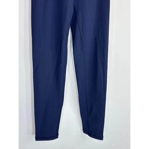 Offline By Aerie 7/8 Hi Rise Navy Blue‎ Ribbed Legging SMALL NWT - Image 3