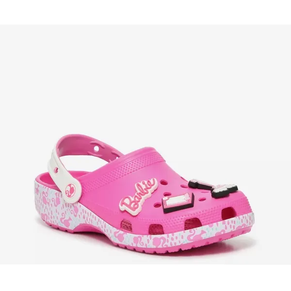 Barbie Crocs‎ Pink Platform Clogs Women's 11 Barbiecore Shoes with Jibbitz - Image 6