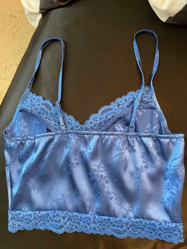 SheIn Lace Trim Bustier Cami Crop Top - Image 5