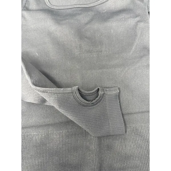 Brand New OQQ Square Neck Long Sleeve Bell Bottoms Jumpsuits Size M - Image 4