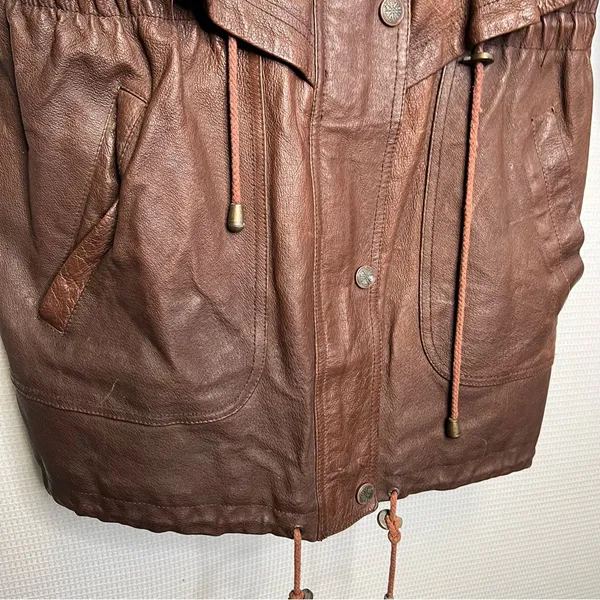 Wilson's Leather | The‎ Leather Experts Brown Coat Jacket Large - Image 3