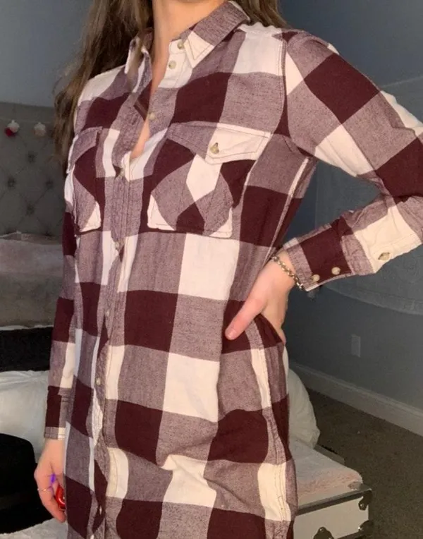 Altar'd State Flannel Dress - Image 2