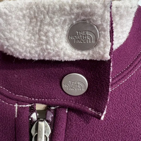 The North Face Womens Medium A5 Series Kanten Sherpa Shearling‎ Bomber Jacket - Image 3