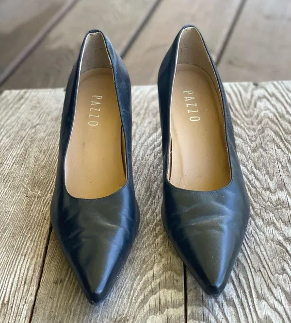 Pazzo Kitten Heel Pump Black Size 6 - Image 2