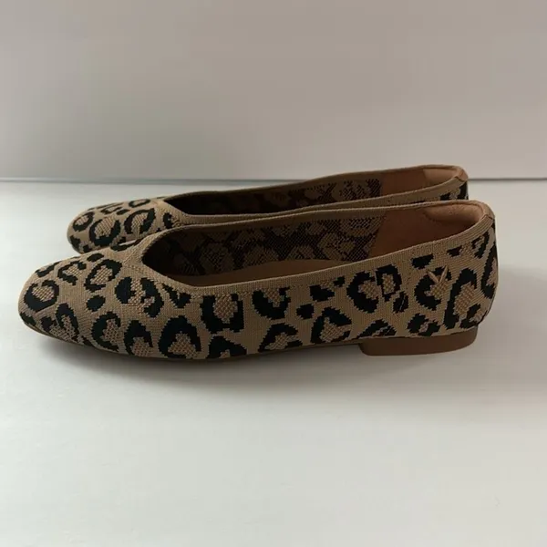 Vivaia Women's Animal Print Sq Toe Business Casual Travel Comfort Walking Margot - Image 8