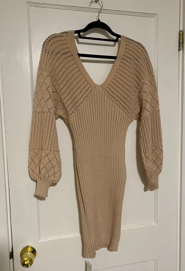 Crochet Mini Dress - Image 2