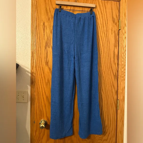 Retreat Wide Leg Waffle Knit Soft Lounge Pants - NWOT - Size L - Image 3