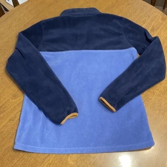 Columbia Women’s Medium Jacket- Blue and Brown Quarter‎ Zip - Image 2