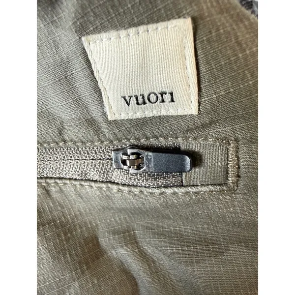 Vuori Ripstop Pant‎ Womens XL Green Camo Organic Cotton Stretch VW401 - Image 4