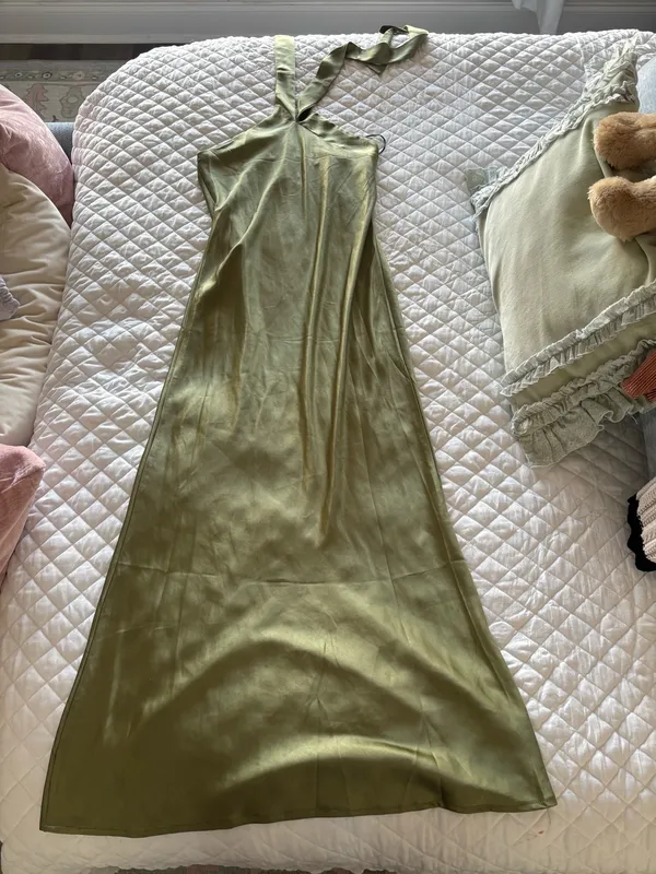 Petal & Pup Maxi Dress Satin - Image 2