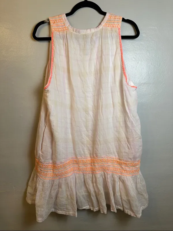 Free People Run With Me Pastel Plaid Mini Dress - Image 7