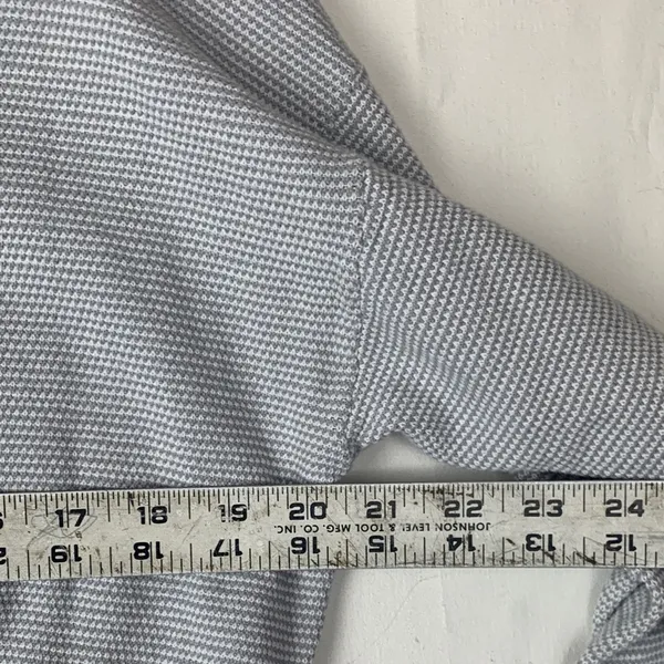 Varley x Barry's size xs gray knit pull over 1/4 zip Sweater waffle relaxed - Image 9