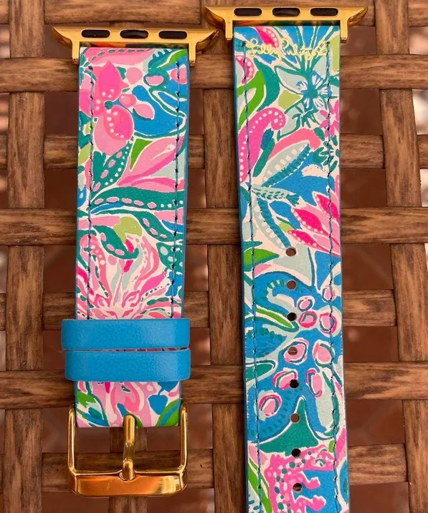 Lilly Pulitzer Golden Hour Apple Watch Band - Image 5