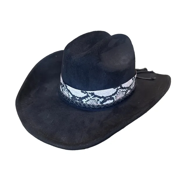 Pro Celia Cowboy Hat Women’s Black Wide Brim Western Cowgirl Country W/bands - Image 3