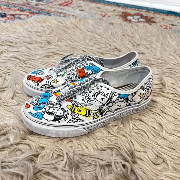 Vans x Crayola Authentic DIY "Sketch Your Way" sneakers - Image 2