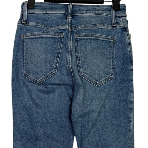 Madewell The Curvy Kick Out Flare Crop Mid Rise Jean Size 25 Oneida Wash Blue - Image 7