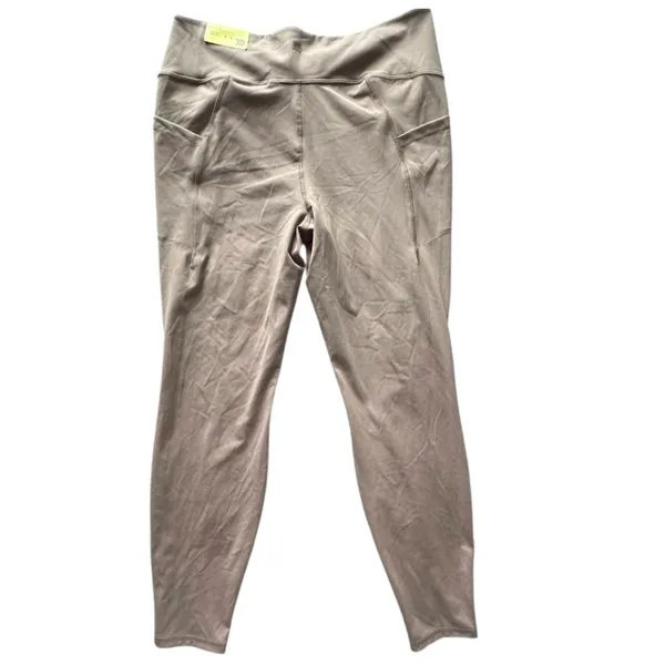 All in Motion Brushed Sculpted High Rise Dark Brown Leggings Size XXL - Image 2