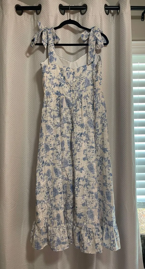 Blue & White Dress - Image 7