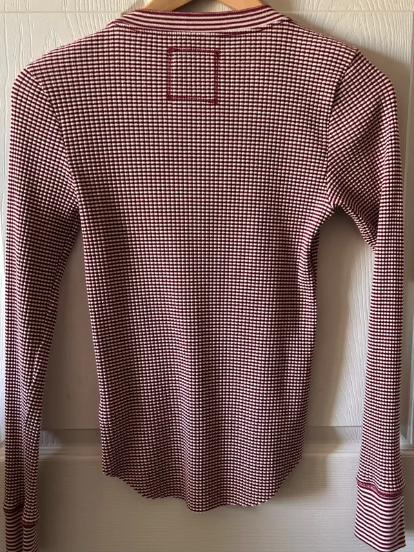 Aerie Essentials Thermal Long Sleeve Indie Sleaze Grunge Top Sz S Fairy Hipster - Image 10
