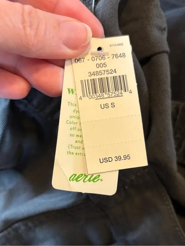 NWT aerie Linen Blend shorts sz S - Image 4