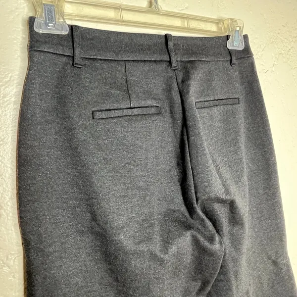 Boden Westbourne Ponte Trousers Charcoal Gray Wide Leg Cropped Pants R0477 - Image 2