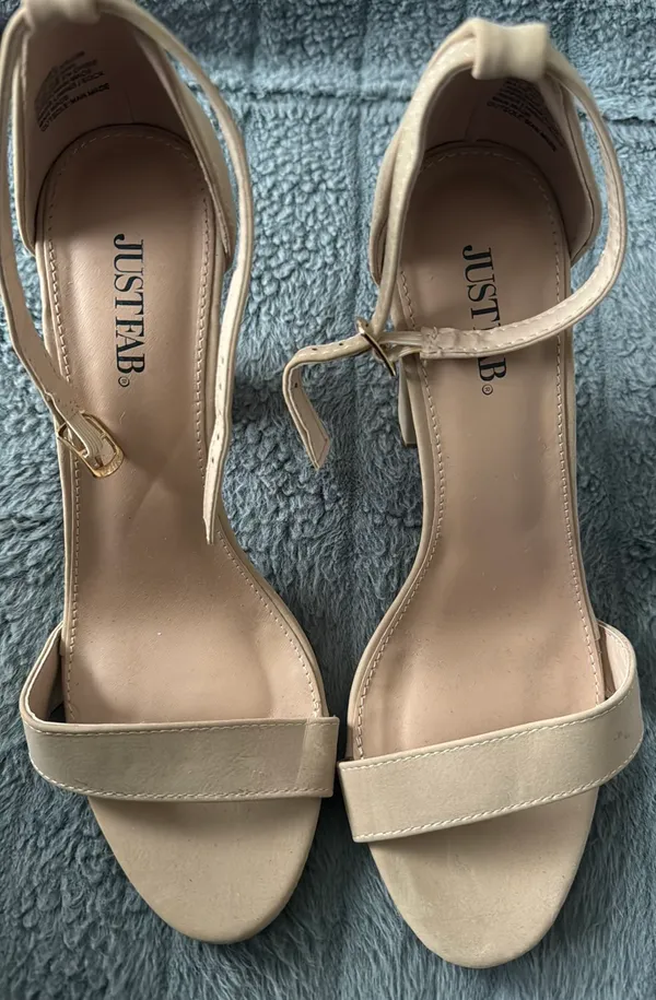 JustFab Tan Heels - Image 2