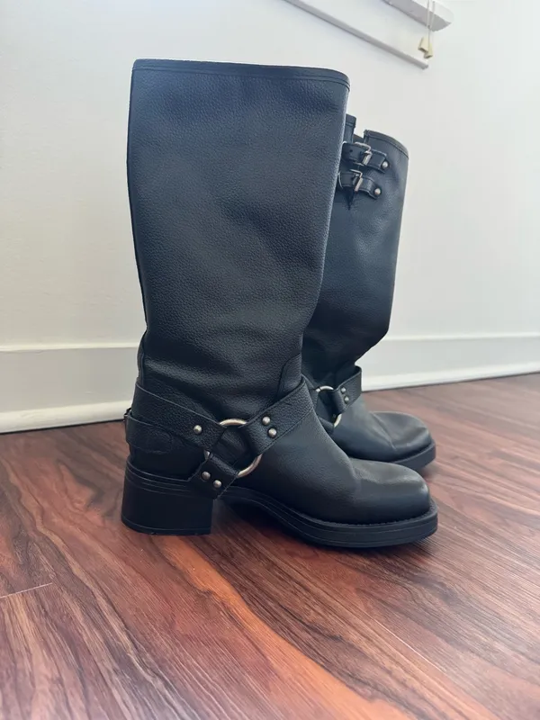 Steve Madden Women's Astor Knee High Boots - Black - Size 6 - Never worn We’re too big on me Perfect condition - Image 3