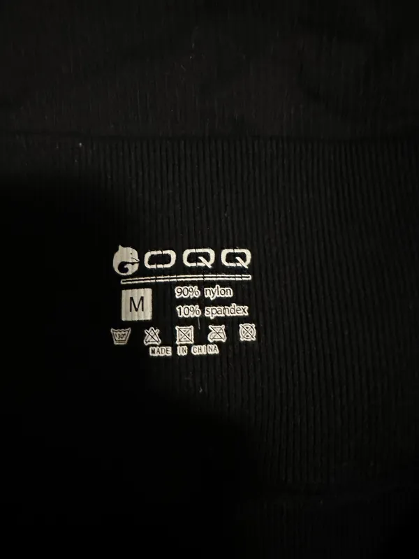 Black OQQ Amazon workout shorts  - Image 3