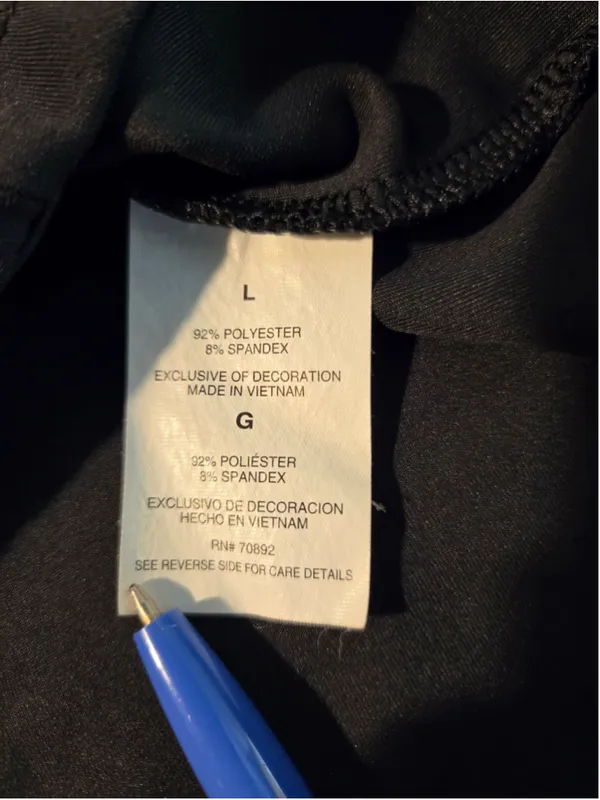 Apana Women’s L Black Athletic Full Zip Jacket 2 Pocket Good used condition. Bl - Image 3