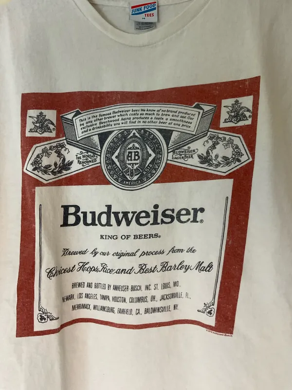Budweiser T-Shirt Urban Outfitters Vintage Style Medium - Image 5