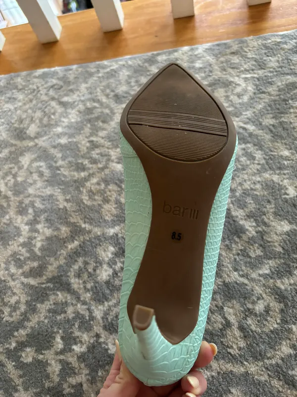 Bar III Turquoise Heels - Image 5