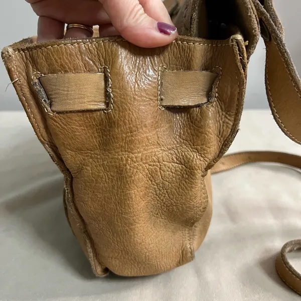 🔥 Patricia Nash Genuine Leather Messenger Crossbody Bag – Vintage Studded Style - Image 5