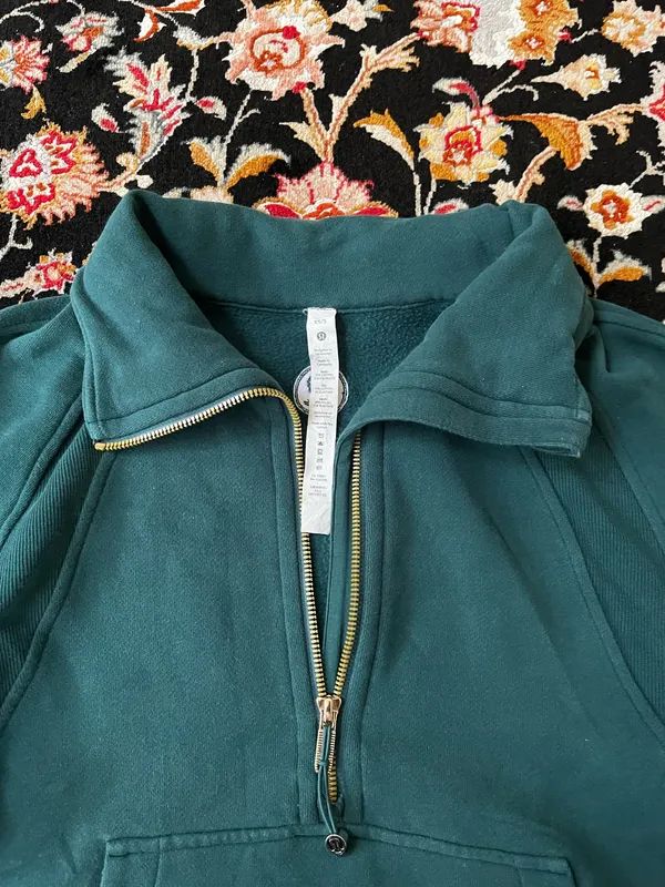 Green Scuba Lululemon Half-Zip - Image 5