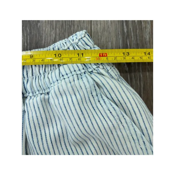 Aerie Striped Shorts XXS Elastic Waist Blue White Casual Summer - Image 4
