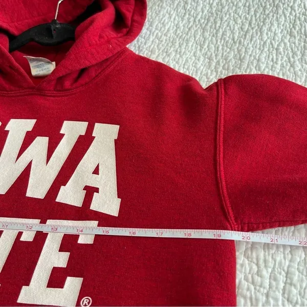 ✨ Gildan Red Iowa State‎ University Hoodie Small - Image 9