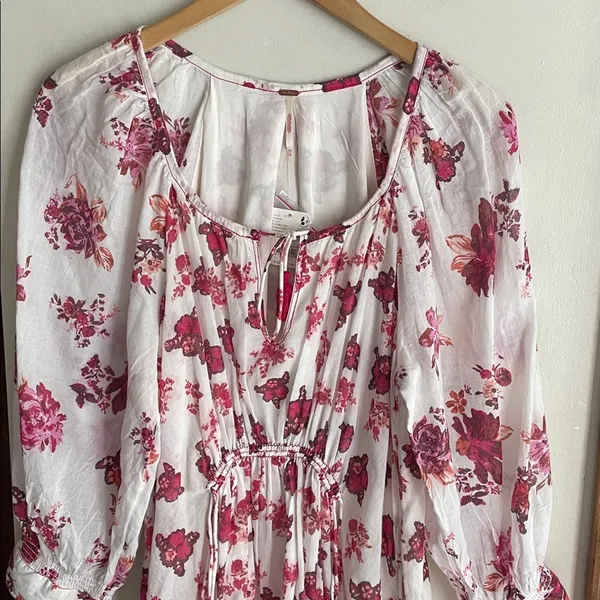 Free People Camella Mini Dress Ivory - Image 4