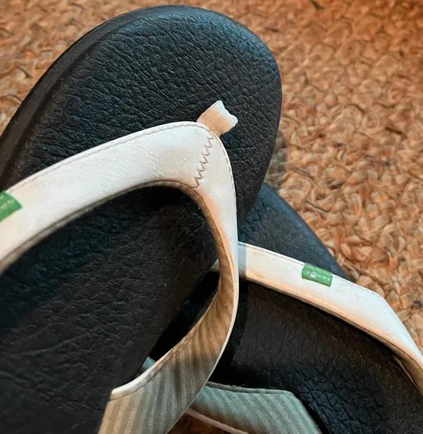 Summer flip flops Black Size 9 - Image 5